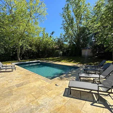 Beytan Al Couder Stylish Architect House With Ac And Private Pool, Village Center, Golf Course And Dordogne River At Easy Walk Holiday home