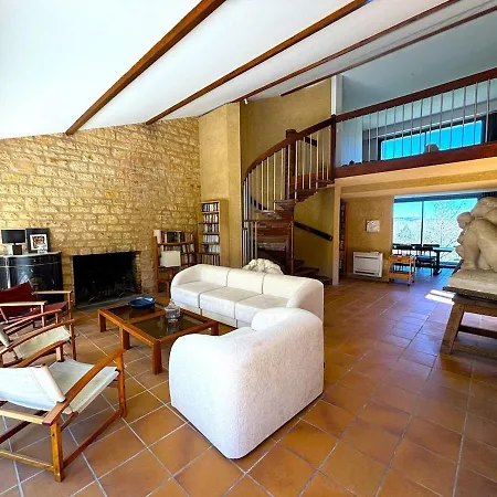 Beytan Al Couder Stylish Architect House With Ac And Private Pool, Village Center, Golf Course And Dordogne River At Easy Walk *