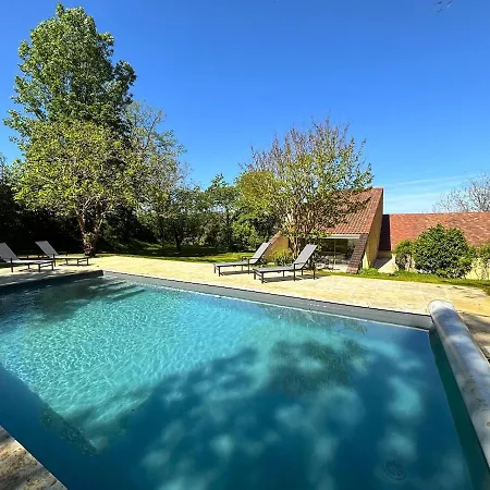 Beytan Al Couder Stylish Architect House With Ac And Private Pool, Village Center, Golf Course And Dordogne River At Easy Walk Siorac-en-Perigord